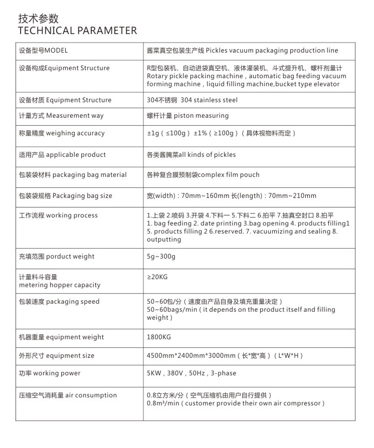 螺桿計量真空包裝機(jī)